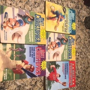Matt Christopher 5 Books Baseball Series